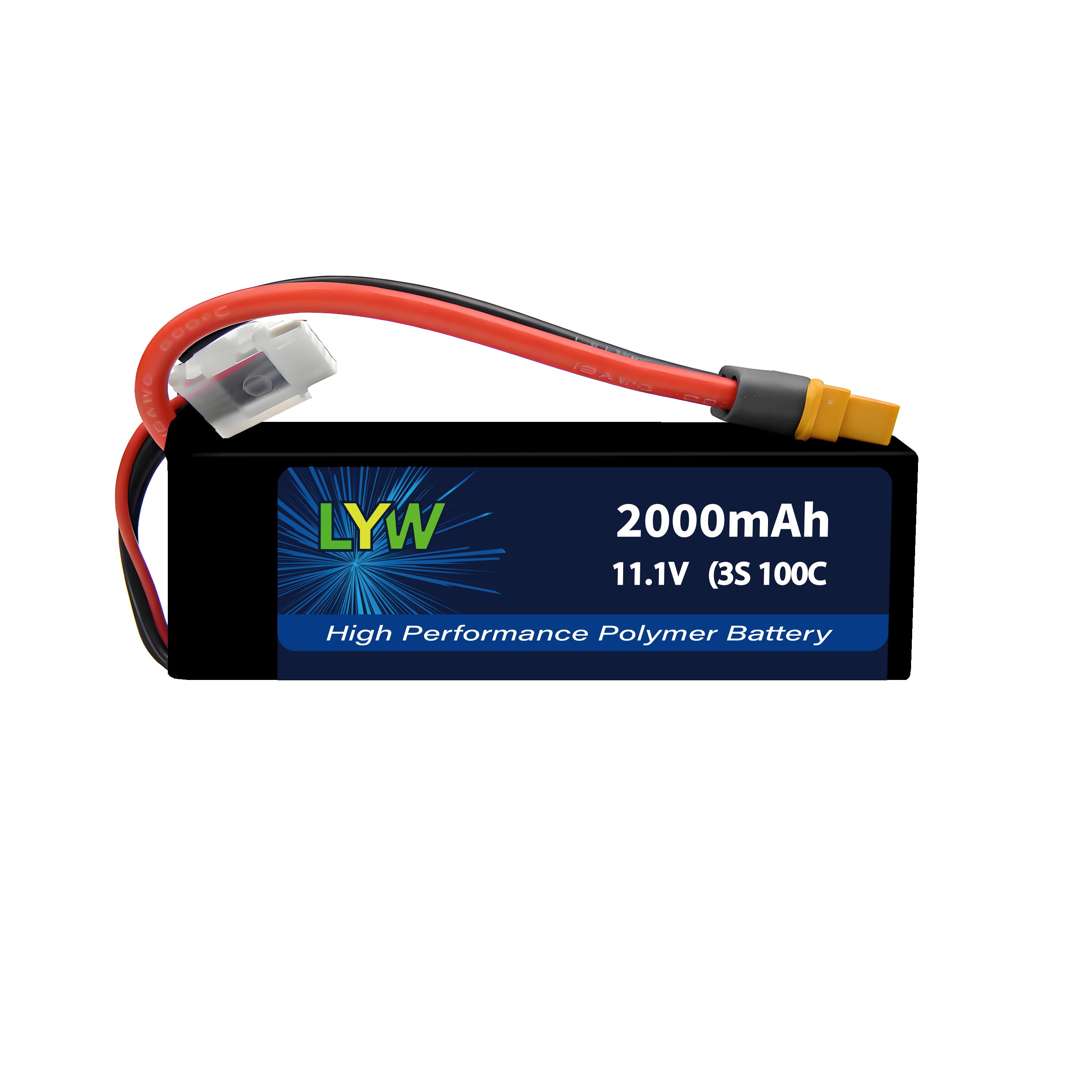 Hawk'S Work 11,1V 2000mAh Lithium-Akku XT60 & T-Stecker, 3S1P 18650 Li-ion Akku für RC Modell Boot Flugzeuge Fahrzeug Hawk'S Work 11,1V 2000mAh Lithium-Akku XT60 & T-Stecker, 3S1P 18650 Li-ion Akku für RC Modell Boot Flugzeuge Fahrzeug