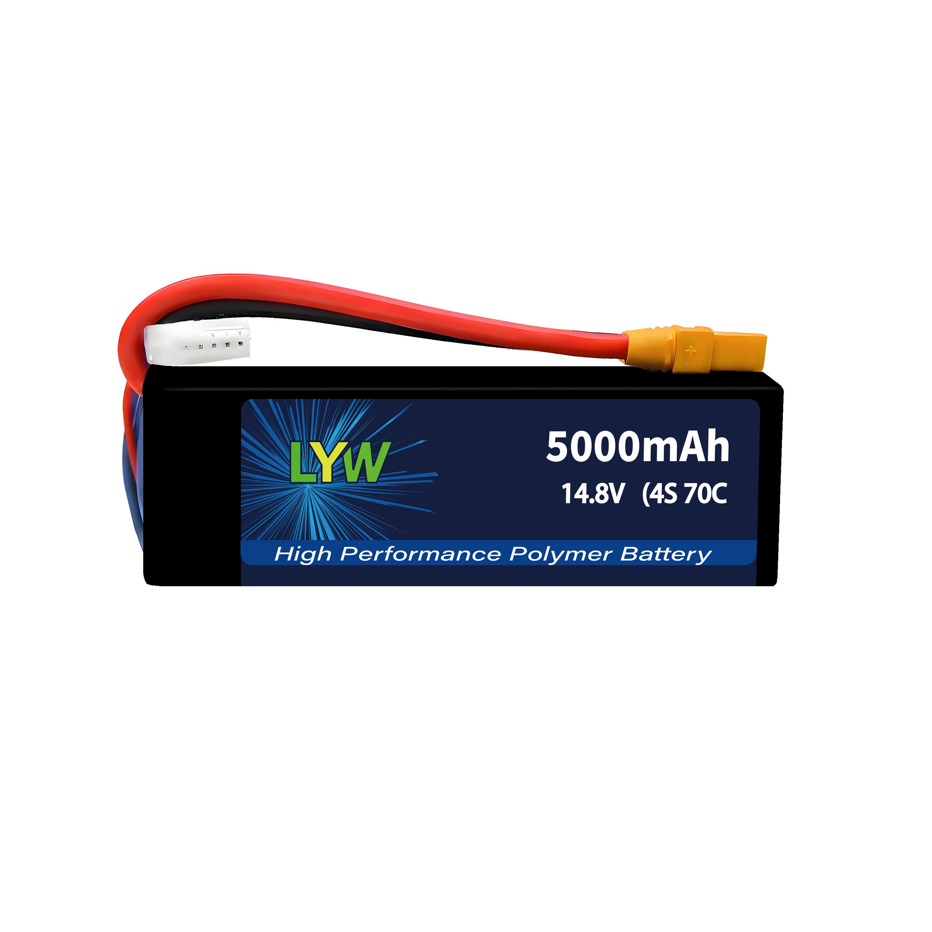 SANKAKU 5000mAh 4S Lipo Akku 14,8V 70C Mit EC5 Stecker – Perfekt Für RC Buggy, Auto, LKW, Tank & Boot SANKAKU 5000mAh 4S Lipo Akku 14,8V 70C Mit EC5 Stecker – Perfekt Für RC Buggy, Auto, LKW, Tank & Boot